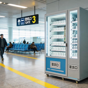 Kiosco Expendedor Comercial <span class=keywords><strong>de</strong></span> Perfil Delgado con Máxima Capacidad <span class=keywords><strong>de</strong></span> Almacenamiento en Espacio Mínimo para Lavandería, Hotel, Gasolinera - Product Image 1