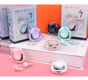 Tai nghe không dây trong suốt giảm tiếng ồn trò chơi Tai nghe <span class=keywords><strong>bluetooth</strong></span> 5.3 tai nghe với đèn thở - Product Image 6