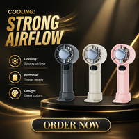 Ventilateur de refroidissement semi-conducteur M11S, mini ventilateur portable électrique à vent puissant et froid comme de la glace, avec refroidisseur de glace