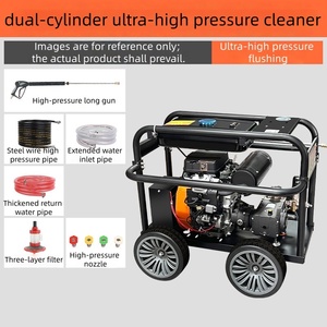 Hidrolavadora Automática <span class=keywords><strong>de</strong></span> Gasolina <span class=keywords><strong>de</strong></span> Doble Cilindro y Alta Presión (500 bar, 27 HP) con Función <span class=keywords><strong>de</strong></span> Desatascado <span class=keywords><strong>de</strong></span> Alcantarillado <span class=keywords><strong>para</strong></span> Lavado <span class=keywords><strong>de</strong></span> Autos y Limpieza Pesada - Product Image 6