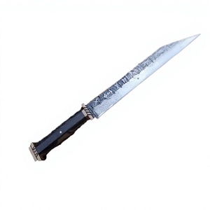 มีดแคมป์ปิ้งไวกิ้ง AXES KNIVES เหล็กกล้าคาร์บอนสูง เคลือบผงสีดำ ใบมีดเกรดอุตสาหกรรม ด้ามจับทำจากเขาสัตว์ ขนาด 9.5 ซม. - Product Image 2