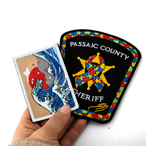 Bán buôn tùy chỉnh dệt 3d2d logo thêu các bản vá lỗi sắt trên thêu quần áo các bản vá lỗi - Product Image 3