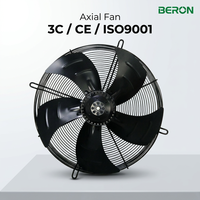 Energieeffiziente Nachrüstungen für Kühlketten AC 600MM 220/230V 800W 1640RPM 6495CFM Metall-Kugellager Axialer Abluftventilator