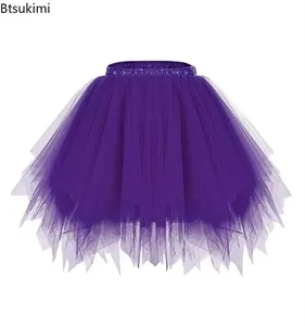 Jupe tutu de mode en gros pour femmes, jupon <span class=keywords><strong>rockabilly</strong></span> pour costumes de carnaval, sous-jupe tutu, jupe de <span class=keywords><strong>danse</strong></span> adulte, jupe de ballet - Product Image 4
