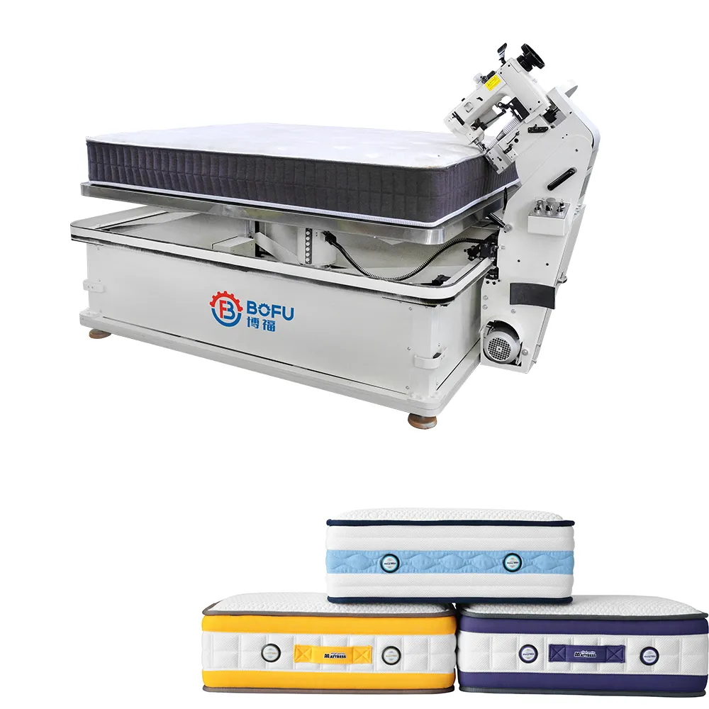 BM-3aスタインバーグシンガー-300u maquina de coser de borde colchon totalmente automatico de alta velocidad con cadena de nariz