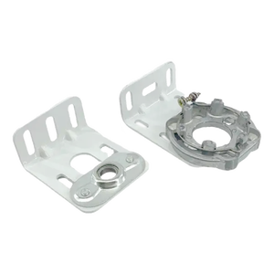 Precio competitivo nostálgico, barras de cortina en forma de U, accesorios de pista, soporte de persianas enrollables de Metal blanco - Product Image 1