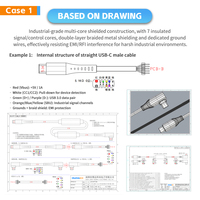 Cable USB C de 20 Gbps de Tendencia, 5M 3M, Ángulo Recto, 240W, Carga Súper Rápida, Transferencia de Datos, E-Marker, Video 4K, Certificado CE, Cable Premium