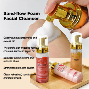 Espuma Limpiadora Facial de Lava con Oro de 24k Orgánica de Marca Privada, Limpieza Profunda de Poros, Acné, <span class=keywords><strong>Hidratante</strong></span> - Product Image 4