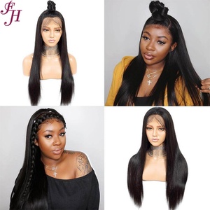 FH Bone Straight Cheveux Humains Brésiliens Bruts 13x4 13x6 HD Lace 30 Pouces Droite Lace Front Perruque de Cheveux Humains - Product Image 5