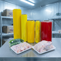 Vente directe du fabricant, film alimentaire en PVC de qualité alimentaire, film étirable pour l'emballage des aliments, film plastique