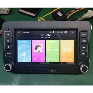 Lecteur multimédia de voiture 7 pouces, navigation GPS, radio, lecteur MP5 2 Din pour Golf 6 SEAT 2 Altea Toledo Android - Product Image 1