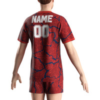 Mode Sublimation Formation Workout Team Crewneck Hommes Gym Sport Tee Shirt Team Jerseys Rugby Shirts Canada