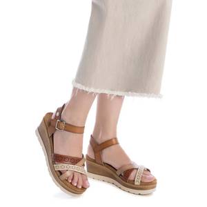Sandales compensées en cuir pour femme Refresh 172682 – Chaussures confortables - Product Image 5
