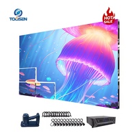 P2.6-P2.9 P3.9 Layar LED Video Wall Animasi Warna Penuh dengan SDK, Portabel untuk Sewa Acara, Garansi 3 Tahun, 5000CD/m