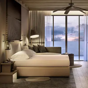Meubles de chambre à coucher personnalisés en usine Luxury Villa House Modern Resort