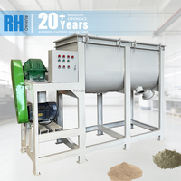 Mélangeur à ruban industriel pour poudres sèches, équipement de mélange de poudres pour aliments pour animaux, capacité de 500 kg à 5000 kg