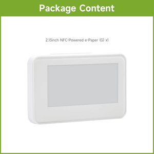 Écran e-Paper (G) alimenté par NFC de 2,13 pouces, rouge/jaune/noir/blanc, affichage 4 couleurs, sans batterie, alimentation et transfert de données sans fil K713 - Product Image 2