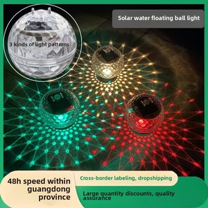 Ngoài trời RGB năng lượng mặt trời dẫn nước trôi Ánh Sáng IP65 không thấm nước nổi hồ bơi AO sân trang trí lặn bóng ma thuật cho vườn - Product Image 5