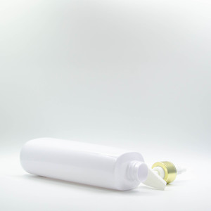 Bouteille en plastique vide avec pompe pour emballage de soins de la peau pour crème solaire Lotion shampooing <span class=keywords><strong>Gel</strong></span> douche Logo sérigraphie - Product Image 2
