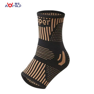 Attelle de cheville personnalisée avec logo en ions de cuivre, orthèses de pied et de cheville, fasciite plantaire, compression de mouvement, attelle de cheville - Product Image 1