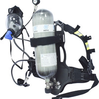 Appareil respiratoire autonome à pression positive (SCBA) pour la lutte contre l'incendie CE, ensembles SCBA