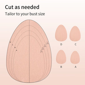 High Quality Stable Adhesive Waterproof Breathable Invisible <strong>Boob</strong> Pasties l Plus Size Women's Clothing Nipple Cover - Product Image 4