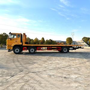 Howo 6x2 Flatbed tamirci çekme yol acil kurtarma için kurtarma aracı 18 Ton Rollback çekme kamyon - Product Image 4