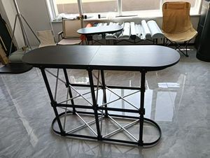 Aluminum pop up <strong>Table</strong> <strong>Display</strong> Counter Portable Tasting Stand Foldable Reception Desk Promotion <strong>Tables</strong> for Event Exhibitions - Product Image 3