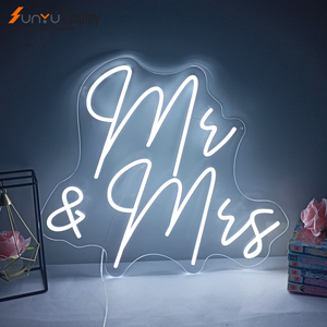Conception libre personnalisée en gros Mr et Miss Neon Wedding Home Party Decoration Neon Lights - Product Image 1