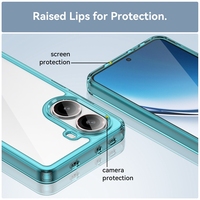 Prix usine couverture transparente cadre coloré étui clair acrylique Tpu hybride couverture mobile pour Xiaomi Poco X7 Pro étui de protection