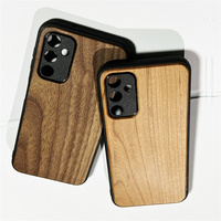 Professionnel oem/odm personnalisé nouveau design vert véritable bois bambou housse de téléphone pour Samsung A14 A34 A54 5G