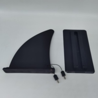 Aileron central détachable US Box SUP Fin 8 pouces pour planche à pagaie, planche de surf, longboard, planche gonflable – Matériau PVC