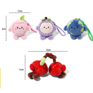 Groothandel Relatiegeschenken Tas Bedels Klein Ontwerp Kawaii Zacht Mini Knuffel Custom Pluche Sleutelhanger - Product Image 6
