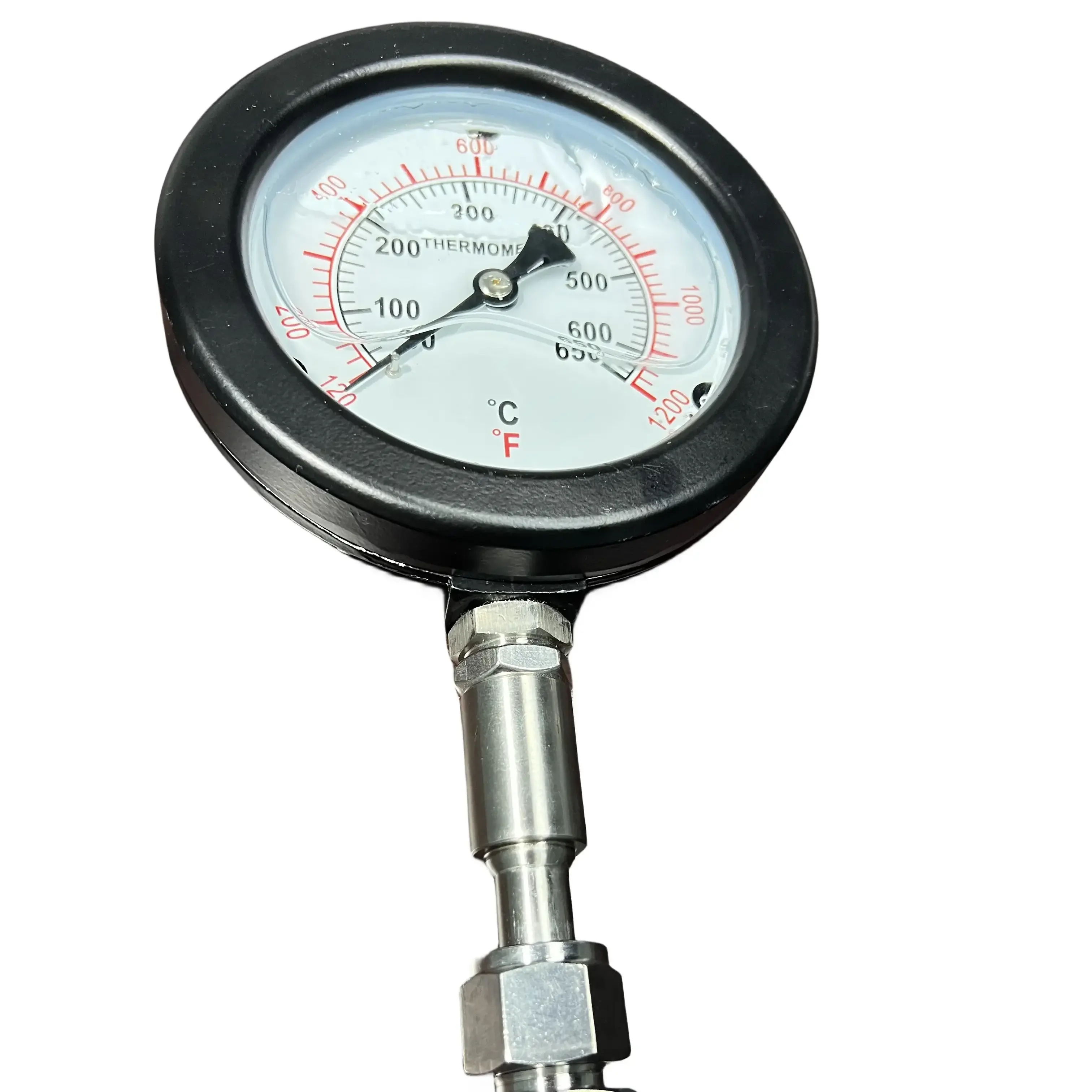 Marine main engine exhaust temperature gauge and smoke gauge pressure type thermometer