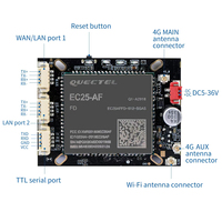Modul Router Industri Berkualitas Tinggi ODM Chipset QCA9531 Modul WiFi 4G Sistem MQTT OpenWRT Mendukung Kustomisasi Semua Routing