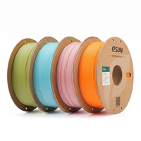 Filament d'imprimante 3D ESUN PLA+ 1,75 mm 1 kg pour impression FDM 210-230, tige plastique améliorée, haute qualité mécanique, multicolore, qualité garantie