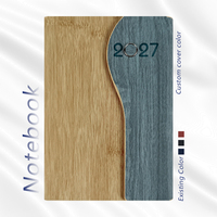 Carnet de notes personnalisé en cuir rigide A5/A4 pour entreprise, journal de bureau, cadeau promotionnel, 100 feuilles