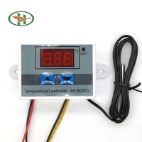 Thermostat de micro-ordinateur numérique XHW3001 de haute qualité 12V 24V 220V Thermostat d'incubateur d'oeufs pour reptile d'oiseau d'élevage de canard d'oie