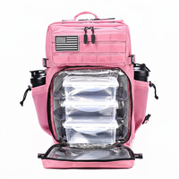 Tas Ransel Pendingin Termal Anti Air Trailpop untuk Perjalanan, Berkemah, Fitness, Warna Pink 45L, Taktis, untuk Gym, dan Manajemen Persiapan Makanan