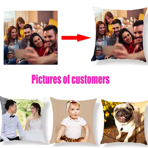 Image Logo personnalisation doux court en peluche velours taie d'oreiller décorative pour hôtel maison <span class=keywords><strong>coussin</strong></span> personnalisé - Product Image 3