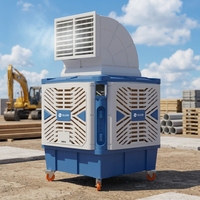 Enfriadores de Aire Portátiles Industriales Eléctricos, Cuadrados, Móviles, para Uso Comercial en Obras de Construcción, Eficiencia Energética Clase A+++,