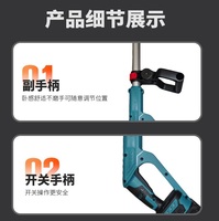 Déneigeuse électrique sans fil à batterie lithium 21V, design ergonomique, pour allée et trottoir