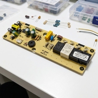 Placa de Cocina Radiante de 3 Quemadores OEM Personalizada con 3 Zonas de Cerámica PCBA ML-PR3021ET-A1 de Fábrica Tailian, Certificada RoHS ISO9001