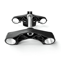 Ensemble de support de fourche supérieur et inférieur en alliage d'aluminium usiné CNC
