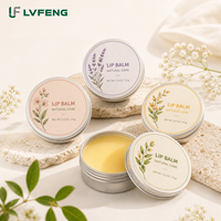 Baume à lèvres OEM ODM aux saveurs variées 15g, traitement hydratant pour les lèvres en boîte, marque privée, emballage personnalisé, vente en gros