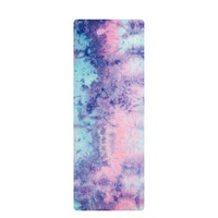 Impression numérique TPE Tapis de yoga Tie Dye Tapis de yoga en caoutchouc naturel Nouveau daim TPESublimation Transfer Printing Tapis de yoga