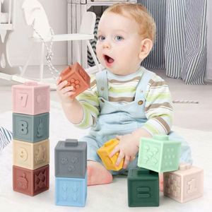 Nouvelle version Jouets éducatifs 12 pièces Blocs de construction souples en silicone à empiler pour bébés et enfants - Product Image 6