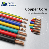 Câble électrique en cuivre BV BVR avec isolation en PVC, plusieurs couleurs, pour câblage de bâtiments et installation résidentielle