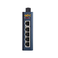 Commutateur réseau Ethernet 5 ports ODOT-MS105T compact de bureau montable sur rail DIN