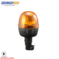 Luce Rotante Lampeggiante di Emergenza LED SENKEN, Faro Stroboscopico Impermeabile con Certificazione ECE R65